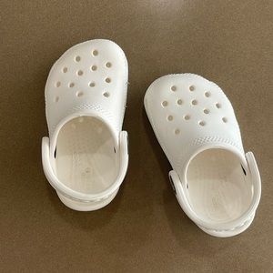 Toddler White Crocs